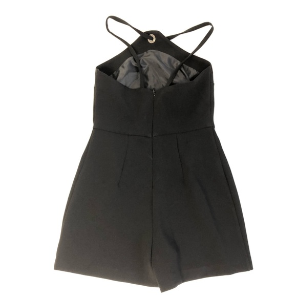 NWOT-TopShop | Petite Romper Black Sz 2 - Picture 3 of 7